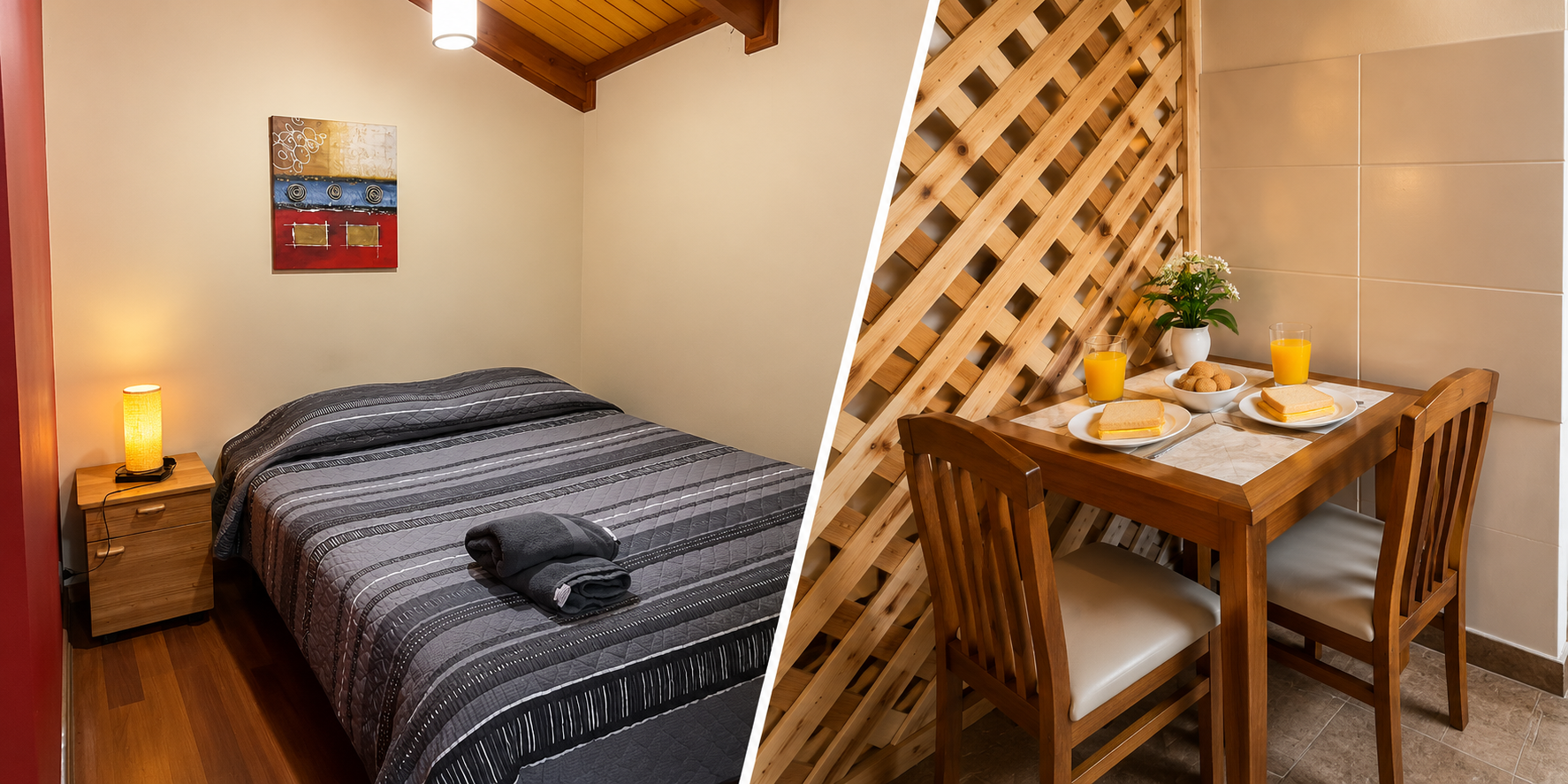 Oferta de alojamiento con desayuno para 1 o 2 personas en Hostal Balmaceda La Serena